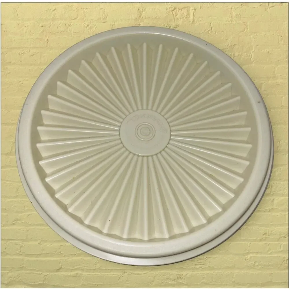 Tupperware Replacement Lid Cream Tan Servalier Starburst 5